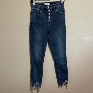 Abercrombie and Fitch high-rise super skinny ankle jeans